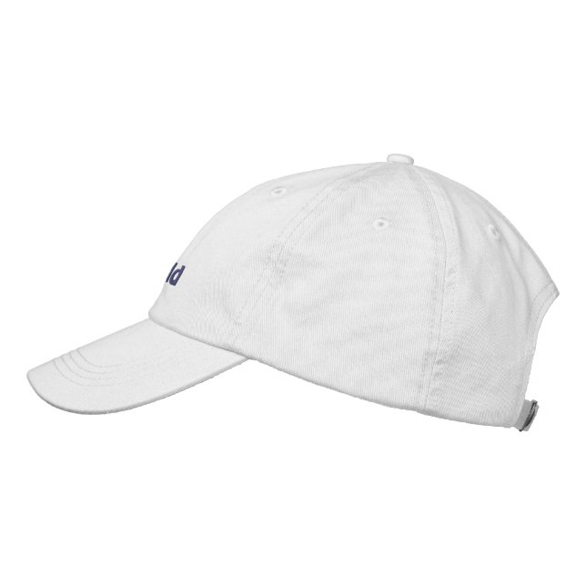 Chasser le soleil avec un Casquette blanc (Gauche)