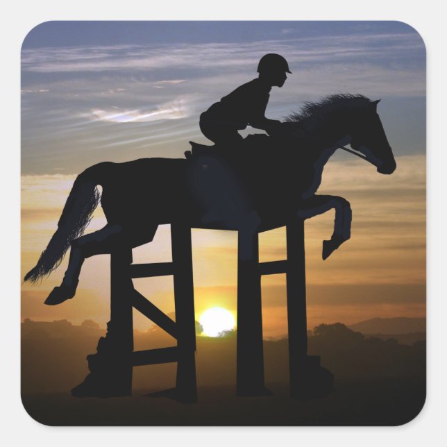 Chasseur Cheval et Stickers Rider (Devant)