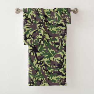 Chasseurs Motif Camo Vert