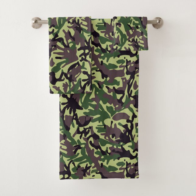 Chasseurs Motif Camo Vert (En situation)