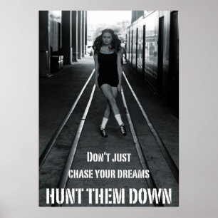 Chassez votre affiche de danse d'Irlandais de