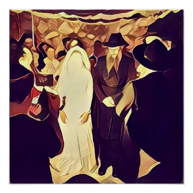 CHassidische Hochzeit Poster (Vorderseite)