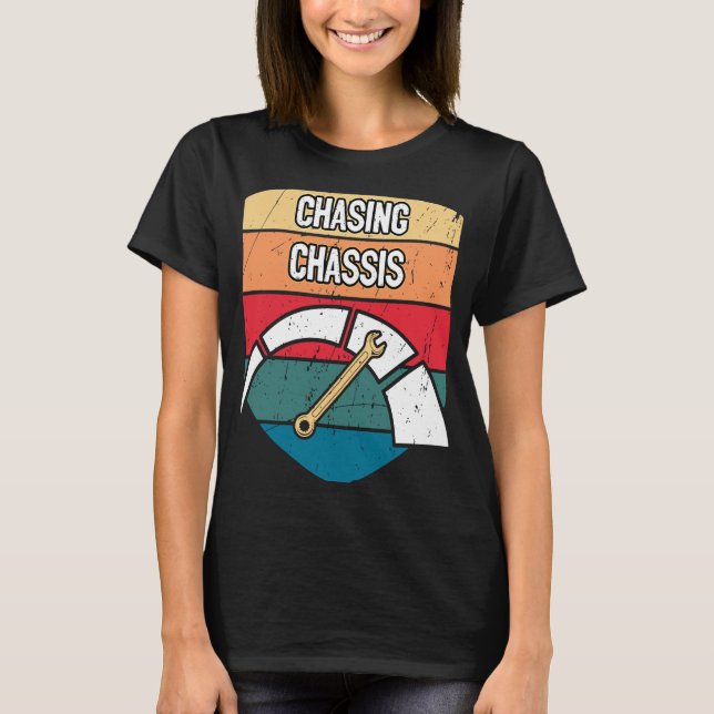 Chassis Car Mechanische Auto Reparaturwagen T-Shirt (Vorderseite)