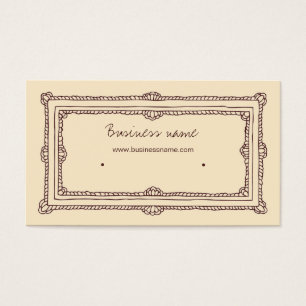Châssis Doodle Brown crème Porte-oreille Beige