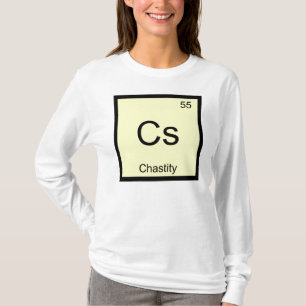 Chastity Name Chemistry Element Periodische Tabell T-Shirt