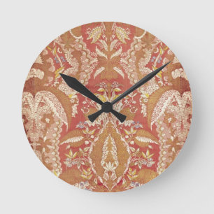 Chasuble, Spitzenseide, gemustert, Frankreich, c.1 Runde Wanduhr