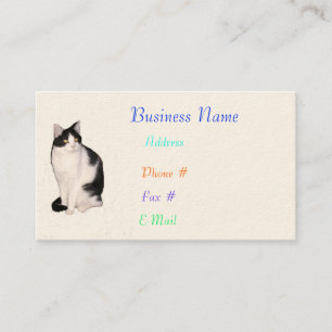 Chat 12, Carte de visite