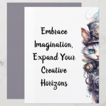 Chat 1 Kitten und top hat Aquarell