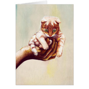CHAT À LA MAIN