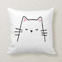 chat adorable animal coussin