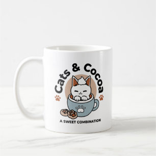 Chat adorable en Mug Conception de vacances - Chat