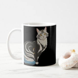 Chat Anime Style Niedlich Kaffeetasse