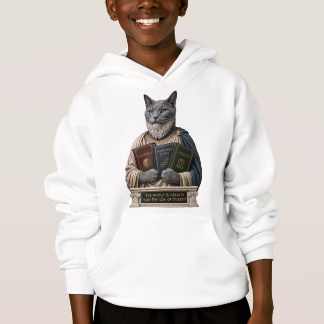 Chat Aristote Bleu Russe (Devant)