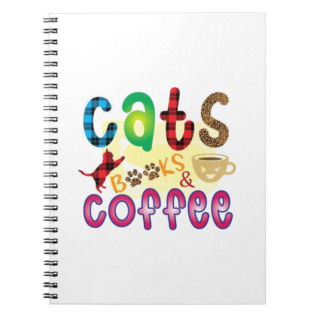 Chat Art Cats Bücher Kaffee (Vorderseite)