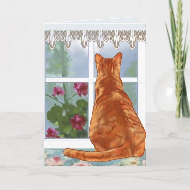 Chat Aussehen der leeren Karte des Fensters (Vorderseite)