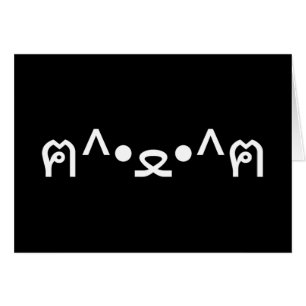 Chat avec Paws Emoticon ฅ^ ・ ・^ฅ Kaomoji Japonais