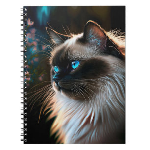 Chat Birman dans le Carnet d'huiles florales