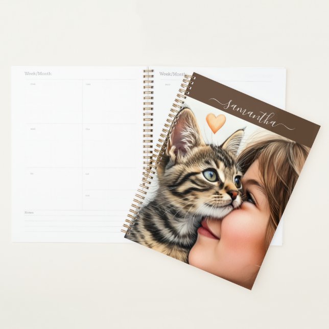 Chat blanc majestueux (Devant avec enveloppe)