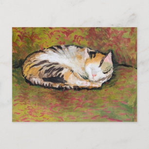Chat, Carte postale Macke August