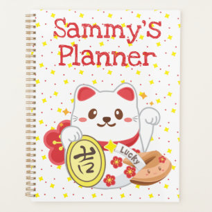 Chat Chanceux Oriental Kawaii & Cookie de Chance