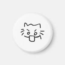 chat choqué Magnet