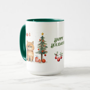 Chat Christmas Mug