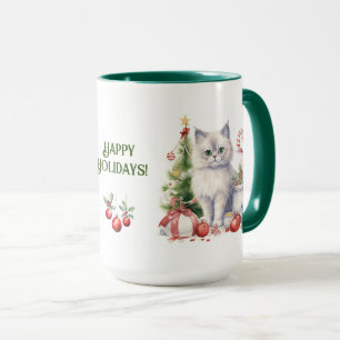 Chat Christmas Mug