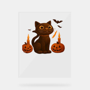 Chat Citrouille Creeper Halloween cadeau T-Shi sur