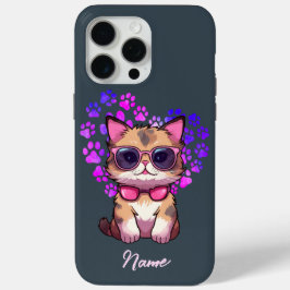 Chat Cool personnalisé en Coque lunettes de soleil