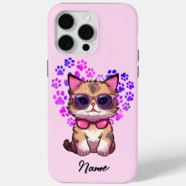 Chat Cool personnalisé en Coque lunettes de soleil