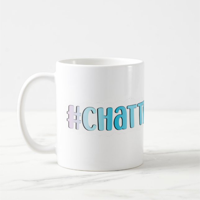 Chat Cozies Kaffeetasse (Links)