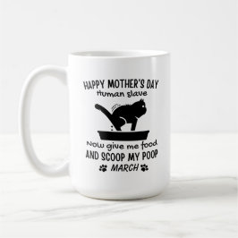 Chat customisé Bonne fête des mères Café Mug