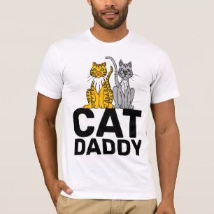 CHAT DADDY, CHAT DAD, T-SHIRTS POUR HOMMES ET CHEM