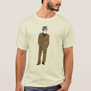 Chat dans un T-shirt de costume de Jaguar