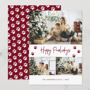 Chat de chien rouge - photo Carte de Joyeux Pawlid