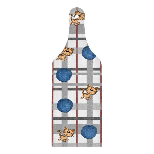 Chat de la planche à découper en verre (Devant)