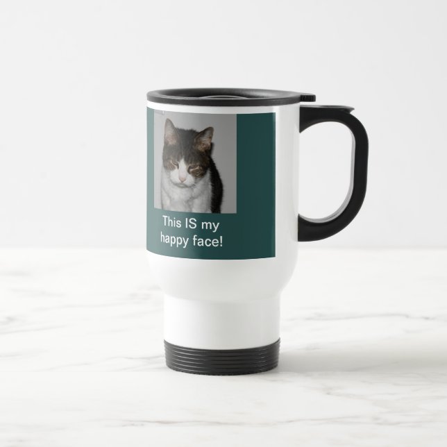 Chat de matin - tasse personnalisée (Droite)