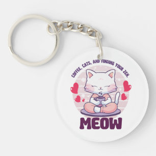 Chat de méditation - Chat Kawaii