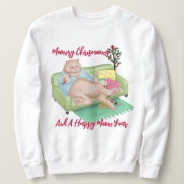 Chat de Noël - Meowry Sweatshirt de Noël
