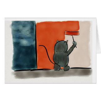 Chat de peinture
