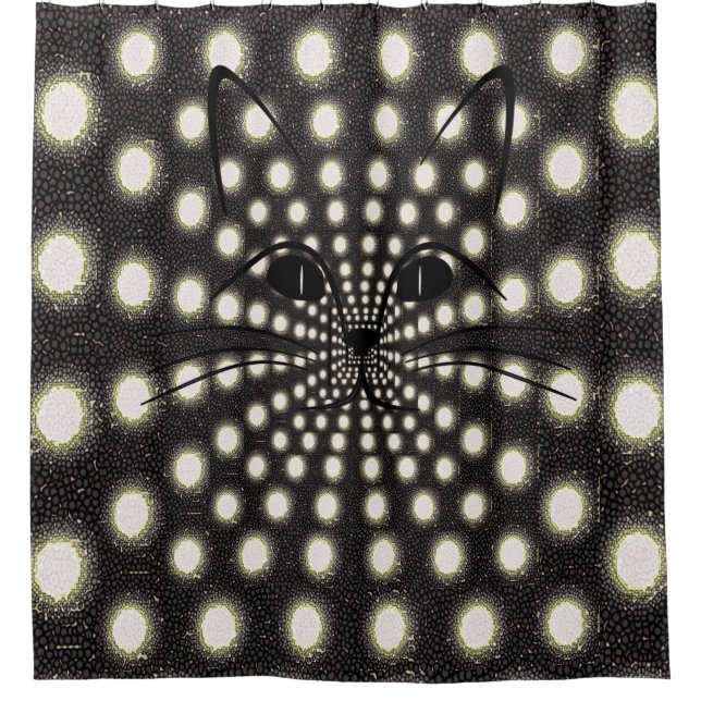 Chat de rideau de douche (Devant)