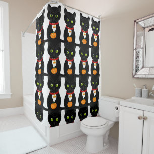 Chat de rideau de douche