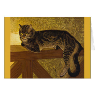 Chat d'été sur Balustrade Steinlen