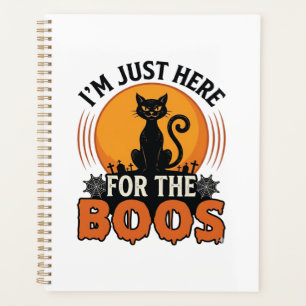 Chat d'Halloween Je suis juste là pour les Boos