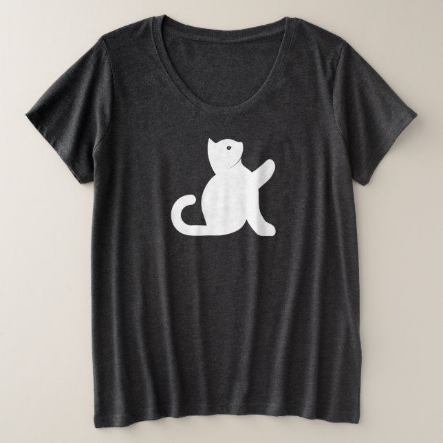 Chat dit bonjour (Design devant)