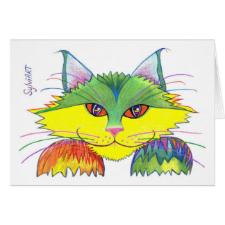 "Chat embêtant", copyright ©2003, SylviART