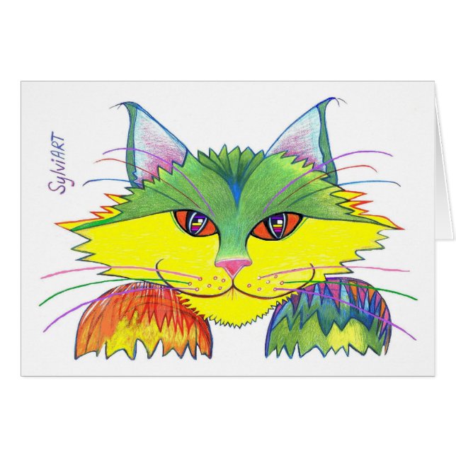 "Chat embêtant", copyright ©2003, SylviART (Devant horizontal)