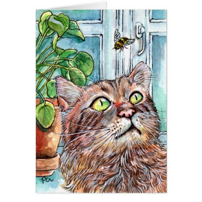 Chat et abeille (Devant)