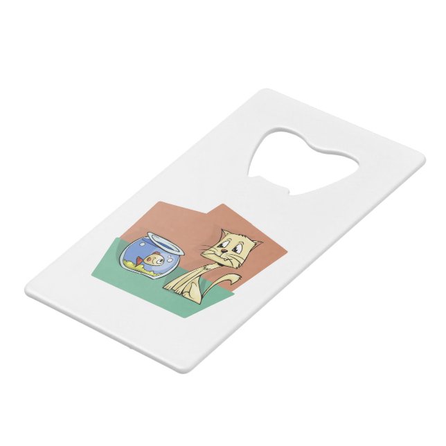 Chat et cuvette de poisson (Dos Angle)