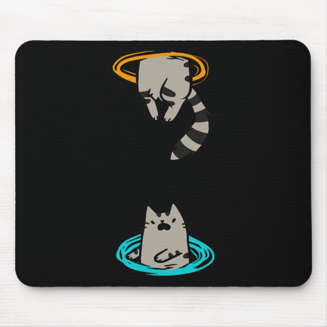 Chat Funny Video Game Tier Mousepad (Vorne)